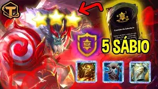 GALIO 3 ESTRELAS + 5 SÁBIO JÁ É META NO CAPS | TEAMFIGHT TACTICS