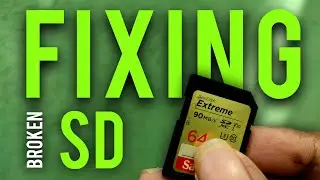 How to fix sd card lock switch (broken lock, card error, no memory card)
