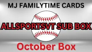 ⚾️October ALLSPORTSVT Sub Box! #cards #sportscards