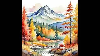 Amazing waterpaintings with Tengr.ai