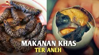 10 Makanan Ter Aneh Yang Ada Di Berbagai Daerah..Apakah Termasuk Daerah Kalian⁉️