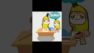 Baby Banana Cat Wants To Play With His Brother #shots