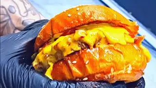 3F CHEESEBURGER STREET FOOD w Gdyni Polska MABURGER 3F