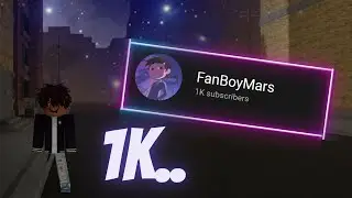 Hitting 1k subscribers..