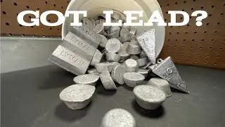 How to melt lead wheel weights into ingots