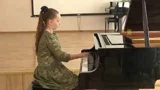 КОНЯЕВА ВИКТОРИЯ  12 ЛЕТ, Ф БУРГМЮЛЛЕР  ЭТЮД ГРОЗА ОР109, N 13
