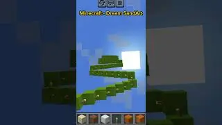 Satisfying Minecraft Falling Sand Art - Dream 💀 #shorts #viral #skull
