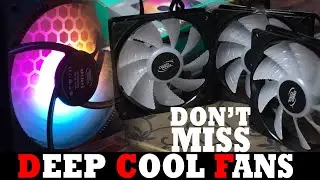 DEEPCOOL RF120 FS Unboxing and Review || best Budget case fans Rs.1400