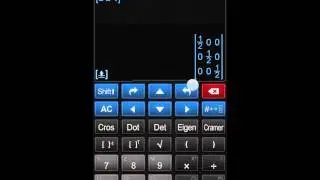 Calculator Infinity (∞) Tutorial - Matrix Calculation