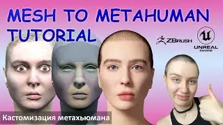 MESH TO METAHUMAN TUTORIAL | КАСТОМИЗАЦИЯ МЕТАХЬЮМАНА