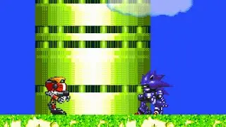 E-102 Gamma vs Mecha Sonic