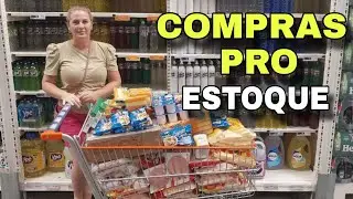 Nosso ESTOQUE DE ALIMENTOS mais cheio !