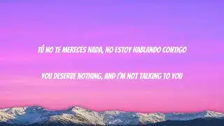 KAROL G   A Ella Spanish and English Lyrics