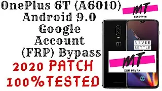 OnePlus 6t (A6010) google account bypass 2020 | BY GSM PAVAN