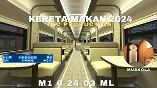 KERETA MAKAN SUPER DETAIL & MEWAH🤩 Review Kereta makan TSC production $ | Trainz simulator android