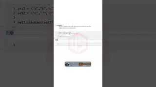 Python Set Methods issubset 