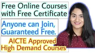 100+ FREE Online Courses with Free Certificates for Jobs | Anyone can Join 10th 12th Pass Graduates.
