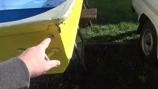 Removing aluminum boat #transom