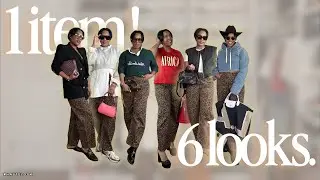 One Barrel Jean, Six Totally Different Outfits | SERIES: 1 Item, 6 Looks!