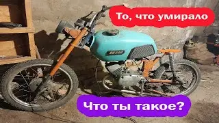 МОПЕД КАРПАТЫ. ОТКАЧАЛИ СТАРИЧКА