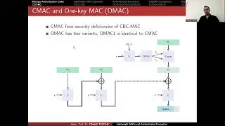 Message Authentication Codes: CMAC and HMAC