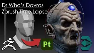 Davros (Dr Who), a Zbrush speed sculpt.