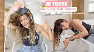 JE TESTE une routine CURLY HAIR