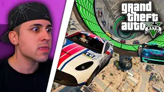 Me ODIAN porque soy el REY en estas CARRERITAS DE GTA V 😭 (*con los panas 🐭*)