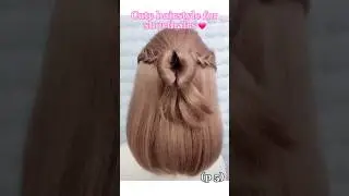 Cute hairstyle(p 5) #viral #like #youtubeshorts #subscribe #share #shorts #hairstyle #cute