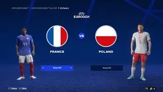 France vs Poland - EURO 2024 - EA FC 24 Gameplay Simulation [4K 60FPS]