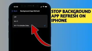 How To Stop Background App Refresh iphone (turn off apps refreshing in Background iphone)