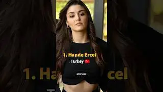 Top 10 most beautiful actress from different countries. #shorts #actress
