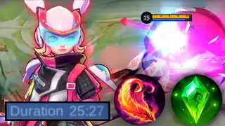 25 MIN!! BUILD LYLIA LATEGAME | BUILD LYLIA MAGE TERSAKIT 2023 - Lylia Gameplay