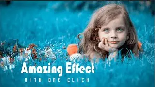 How to apply Blue  Color Grading Effect in Photoshop in Urdu/Hindi 2020