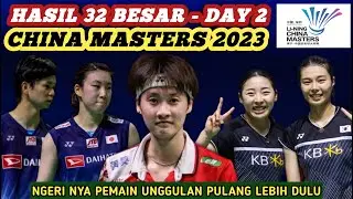 Unggulan Tumbang! Hasil Semua Sektor 32 Besar - Day 2 Badminton China Masters 2023 Hari Ini