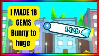 Bunny ➡️ Huge pet (Episode 4) pet simulator x (I made 1b gems)