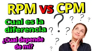 CPM vs RPM | Cuál es la diferencia entre CPM y RPM | CPM y RPM Definición | Qué es el CPM y RPM