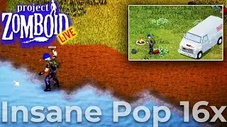 Project Zomboid World Record Most Kills Challenge! | Insane Zombie Pop | 6