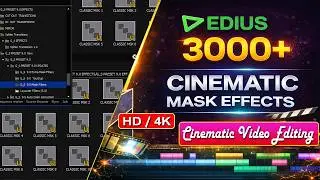 🎨 Cinematic Transition & Masking Effect In Edius | Edius Presets Effect DOWNLOAD 2026 !🔥