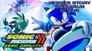 Sonic Riders: Zero Gravity (Wii) ✪ Heroes Story (N.U.S) Speedrun in 