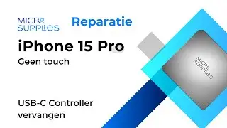 iPhone 15 Series Touch Werkt niet USB C Controller Chip Reparatie