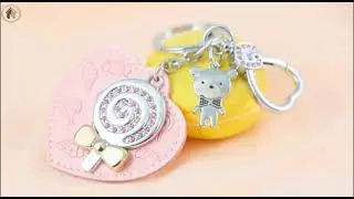 Porte Clé Cœur : Cuir de Vachette