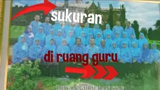 slmatan di ruang guru jaga jarak