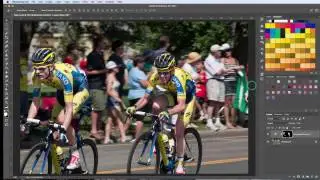 Creating a motion blur in Photoshop