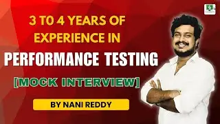 Performance Testing Mock Interview JMeter Questions By Nani Reddy | Veda technologies