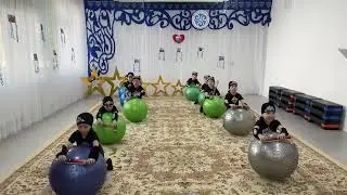 Пилатес с фитболом. Қамшы