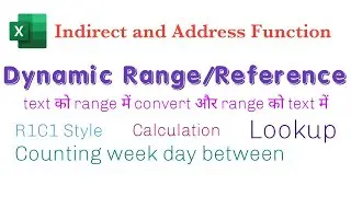 Dynamic Reference by using Indirect and Address Function