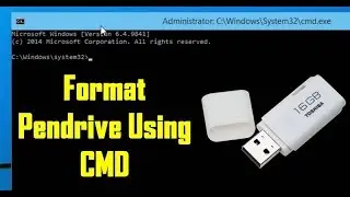 How to Format Pendrive Using CMD | Format USB Drive Using CMD