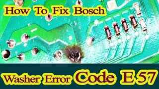 bosch washing machine error code e57
