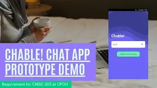 Chable! A chat app prototype built in Flutter and nearby_connections plug-in